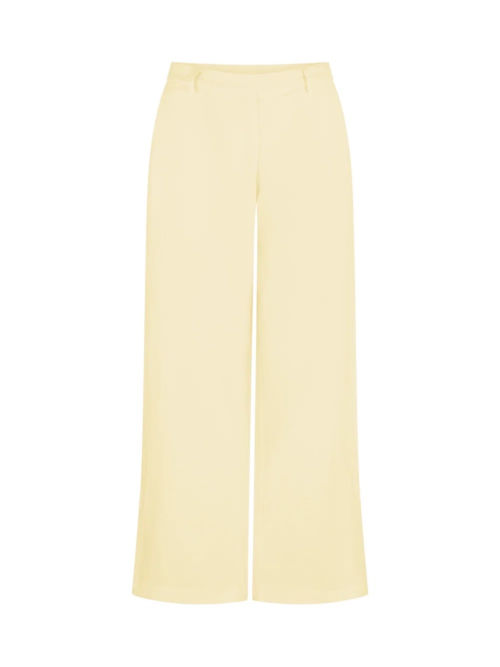 HNTR The Label Ipanema Lemon Linen Wide Leg Pants M NWT